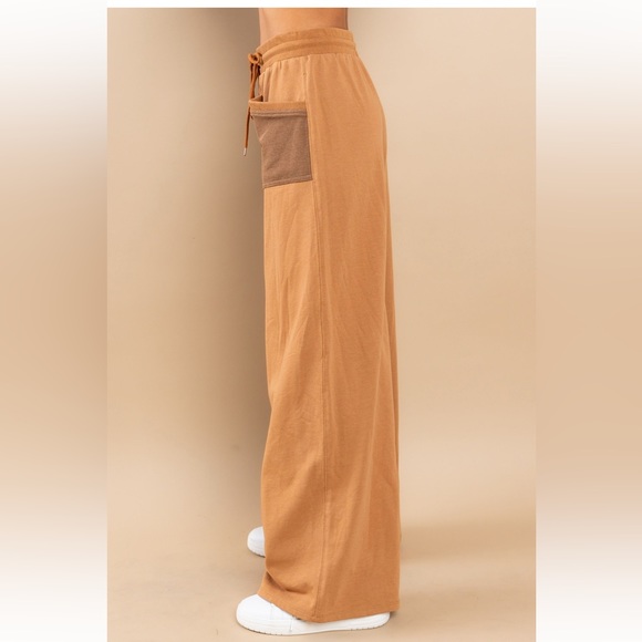 Terry Contrast Sweatshirts and Pants Set - Picture 8 of 9